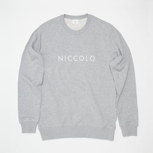 Niccolo Embroidered Jumper Grey